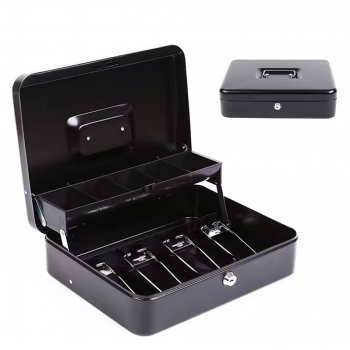 IWARE Kotak Uang Kasir Portable Coin Cash Drawer Key Style 30x24x9cm - IW201