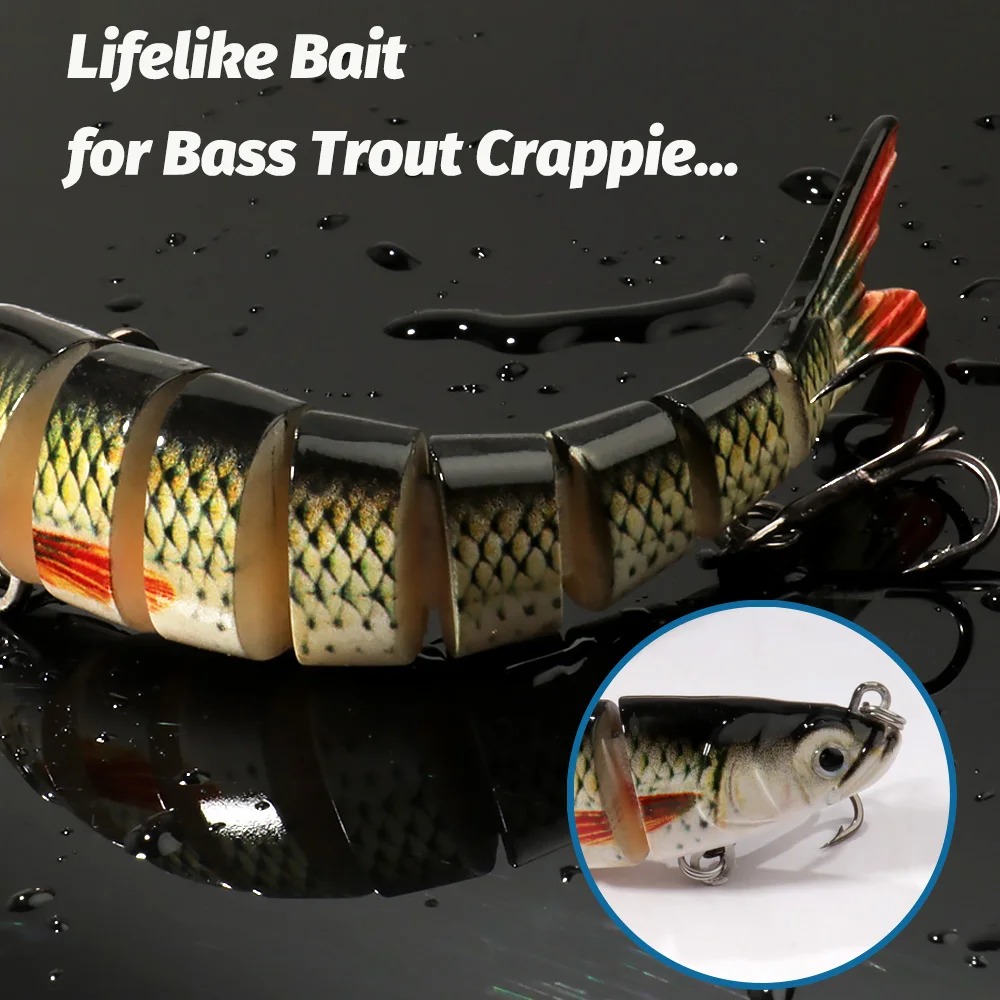 Gambar produk GOBAIT Umpan Pancing Ikan Lifelike Fish Bait Lure 8 Section 13.5cm 27g - GB-13
