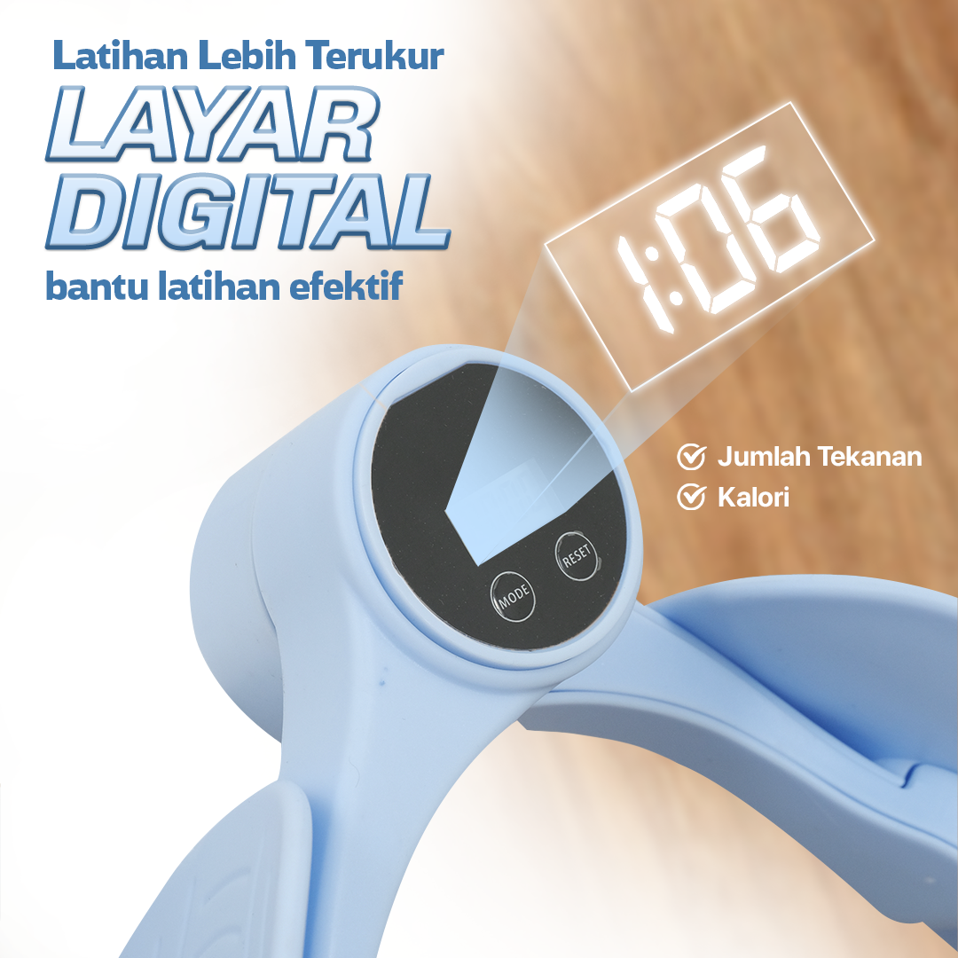 AIXI Hip Trainer Alat Fitness Senam Kegel Counter Kalori Versi Baterai - AX36 Gambar produk AIXI Hip Trainer Alat Fitness Senam Kegel Counter Kalori Versi Baterai - AX36