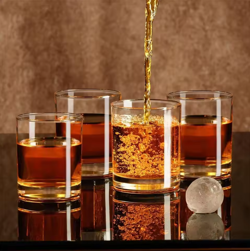 YWDL Gelas Kaca Anggur Wine Whiskey Cocktail Glass Aesthetic 300ml - YW35 Gambar produk YWDL Gelas Kaca Anggur Wine Whiskey Cocktail Glass Aesthetic 300ml - YW35