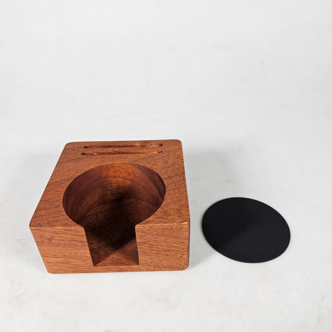 Gambar produk ASPY Tempat Penyimpanan 2in1 Paper Filter Puck Screen Espresso Storage - A-52