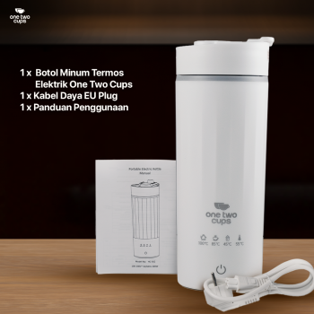 Gambar produk One Two Cups Botol Minum Termos Elektrik Thermal 475ml 300W - HC-302