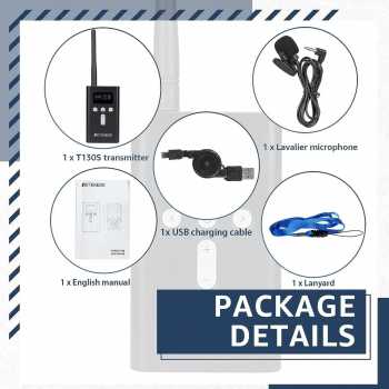 RETEKESS Audio Tour Guide Wireless Transmitter 49 Channel Mic 4200mAh - T130S Gambar produk RETEKESS Audio Tour Guide Wireless Transmitter 49 Channel Mic 4200mAh - T130S