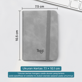 Gambar produk Toddi Buku Jurnal Hardcover Notebook Diary 200 Halaman Lined A7 - LXY0133