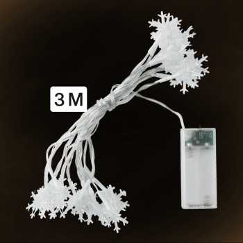 Gambar produk Lampu Hias String Lights Snowflake Christmas Decoration Battery 20 LED - HH-002