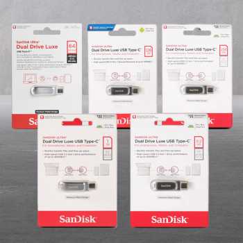 Gambar produk SanDisk Ultra Dual Drive Luxe USB Type C 3.1/3.2 Gen 1 64GB - SDDDC4