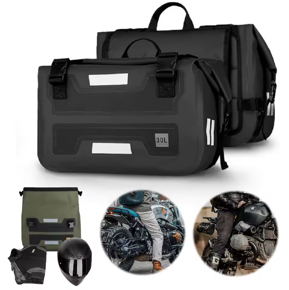 Gambar produk Blinkminds Saddle Bag Touring Motorcycle Anti Slip Waterproof 30L - BM08