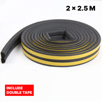 TaffHOME Lis Penutup Celah Pintu Penghalang Debu Door Seal 2x2.5M - ESPV5
