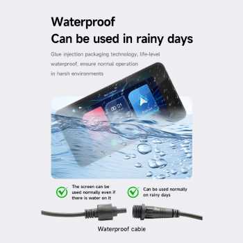 Gambar produk BQCC Motorcycle Smart Screen CarPlay Android Auto Waterproof 4.7 Inch - B5341
