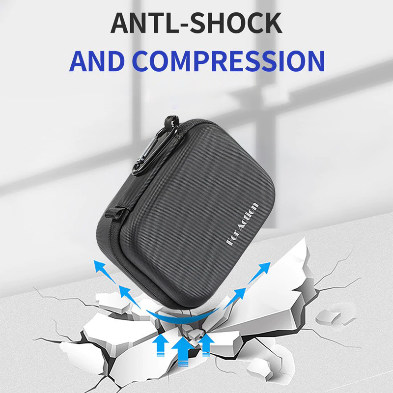 Gambar produk STARTRC Tas Kamera Aksi DJI 3/4/5 Pro Hard Shell Action Storage Bag - ST-345
