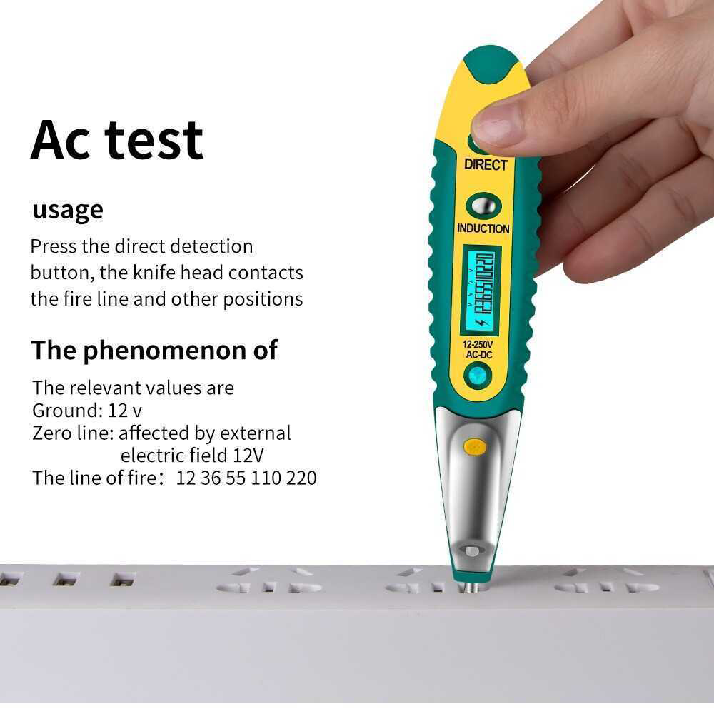Gambar produk Taffware Tespen Tester Non Contact AC Detector 12V-250V - VD700