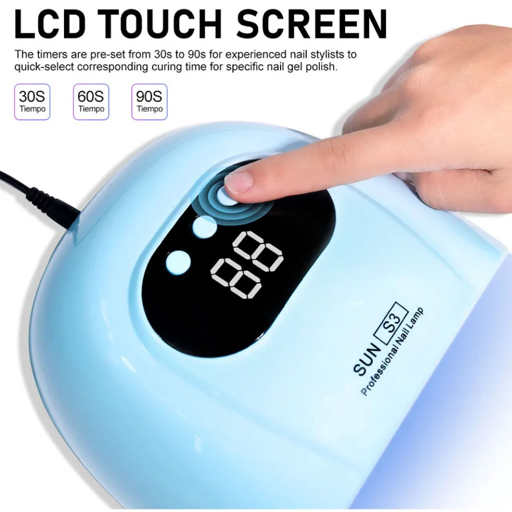 Gambar produk Limegirl Pengering Kutek UV Lamp Nail Dryer Sensor LCD Display - SUNS3