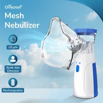 TaffOmicron Alat Terapi Pernapasan Mesh Nebulizer Portable - JSL-W302