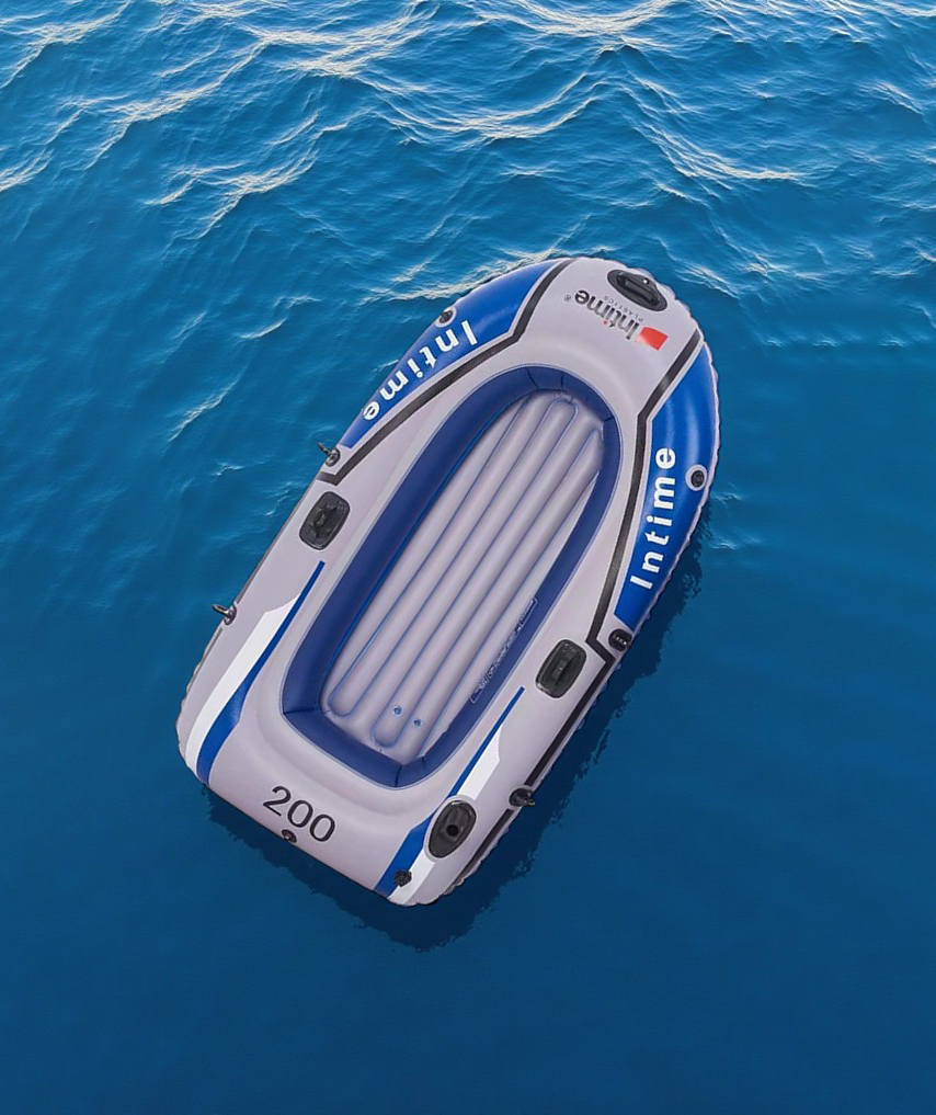 INTIME 200 Perahu Karet Mancing Inflatable Fishing Boat 2 Person - YT-097 Gambar produk INTIME 200 Perahu Karet Mancing Inflatable Fishing Boat 2 Person - YT-097