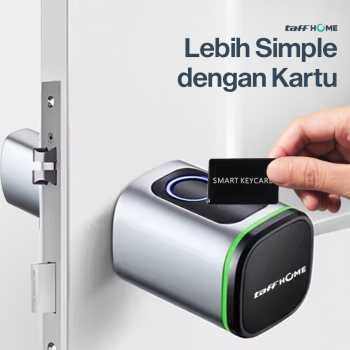 Gambar produk TaffHOME Smart Door Lock Fingerprint Bluetooth Card Alarm Tuya Smart - S1-B60