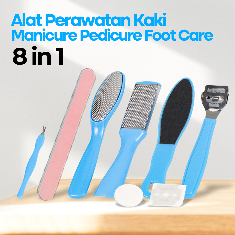 Gambar produk Biutte.co Alat Perawatan Kaki Manicure Pedicure Foot Care 8 in 1 - IN1807
