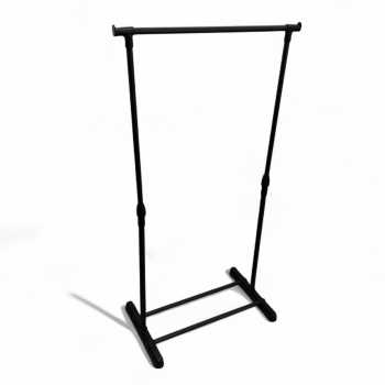 LEHUOSHIGUANG Stand Rak Gantungan Baju Telescopic - MJ006 Gambar produk LEHUOSHIGUANG Stand Rak Gantungan Baju Telescopic - MJ006