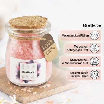Gambar produk Biutte.co Garam Mandi Spa Aromaterapi Bath Salt 110g Rose - HK110