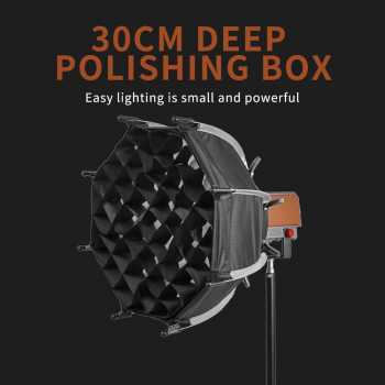 SIDANDE Payung Softbox Diffuser Octagon Mini Portable Bayonet Mount - A23F