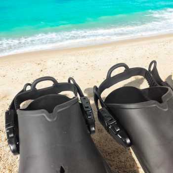 Gambar produk OSGOOD Sepatu Katak Snorkeling Fins Swimming Diving Flippers Open Heel S/M - OS813
