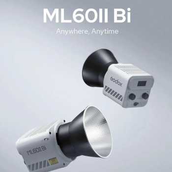Godox Lampu Studio LED Fill Light Bluetooth Control 2800-6500K 70W - ML60IIBI
