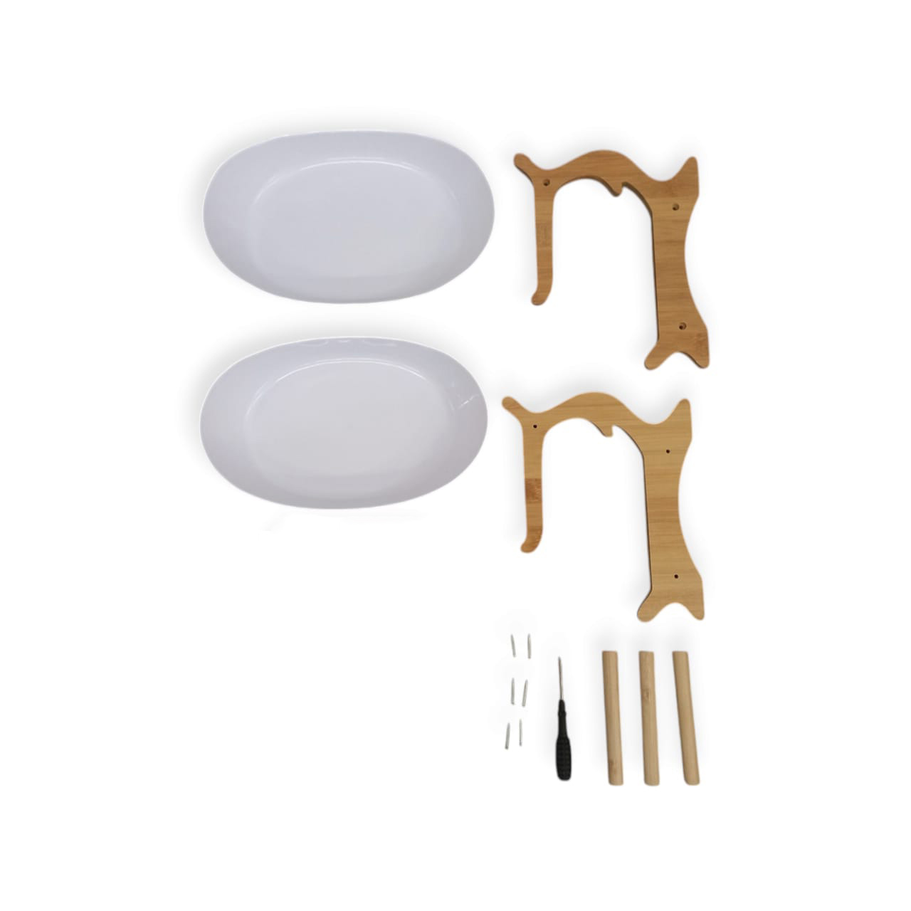 WOODYORK Rak Susun Tier Fruit Bowl Display Stand Snack Plate 2 Layer - 3WR Gambar produk WOODYORK Rak Susun Tier Fruit Bowl Display Stand Snack Plate 2 Layer - 3WR