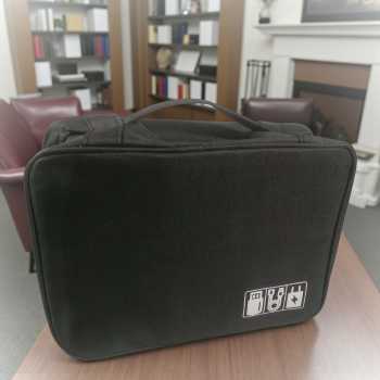YIWU RUNHUI Tas Organizer Gadget Storage Bag Waterproof 24.5x18.5x9cm - CT062 Gambar produk YIWU RUNHUI Tas Organizer Gadget Storage Bag Waterproof 24.5x18.5x9cm - CT062