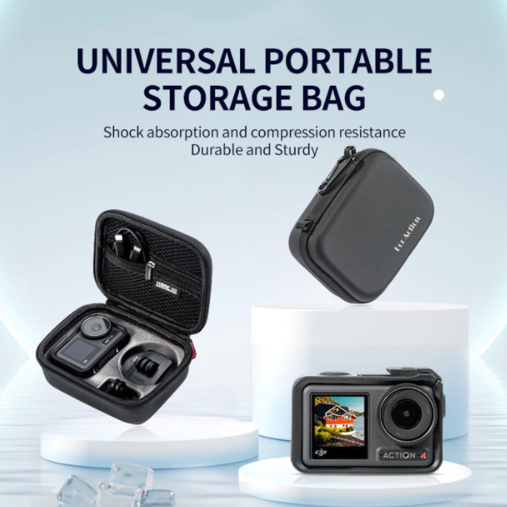 Gambar produk STARTRC Tas Kamera Aksi DJI 3/4/5 Pro Hard Shell Action Storage Bag - ST-345