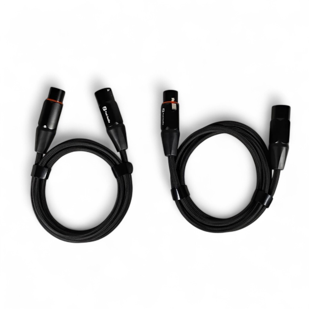 Fosi Audio Kabel XLR Male to Female Audio Amplifier Microphone Braided 1.2M Gambar produk Fosi Audio Kabel XLR Male to Female Audio Amplifier Microphone Braided 1.2M