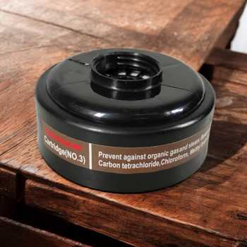 Gambar produk TaffGUARD Masker Gas Respirator Full Face with Activated Carbon Filter - SF01