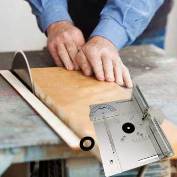 Gambar produk Meterk Meja Pemotong Kayu Router Table Woodworking Benches Aluminium - X8