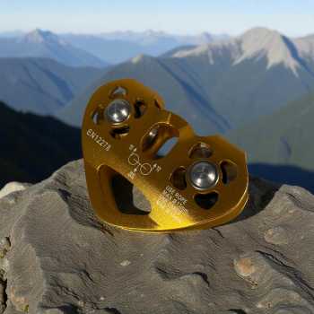 Gambar produk TaffSPORT Double Pulley Tandem Zipline Smooth Surface Aluminium 30kN - ZWA006