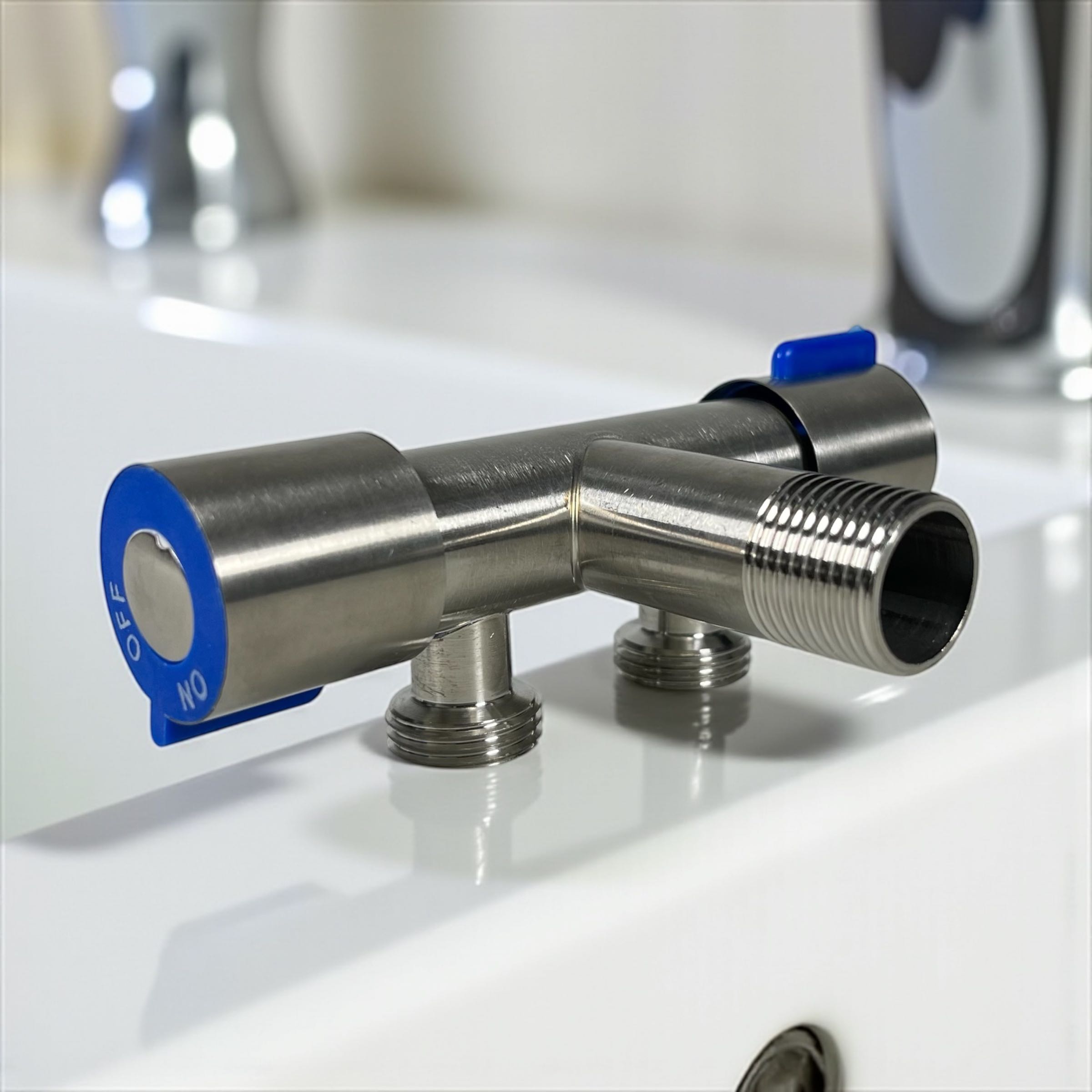 Gambar produk WASHON Keran Air Faucet 2in1 Water Mop Pool Handheld Stainless Steel - A1