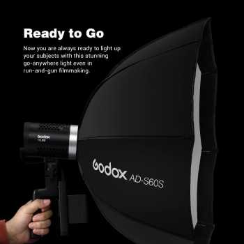 Gambar produk Godox Lampu Studio LED Fill Light Handheld Portable 8 Mode 5600K 60W - ML60