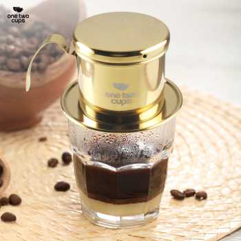 One Two Cups Vietnam Drip Coffee Filter Saringan Kopi Sekrup 120ml - PF-304 Gambar produk One Two Cups Vietnam Drip Coffee Filter Saringan Kopi Sekrup 120ml - PF-304