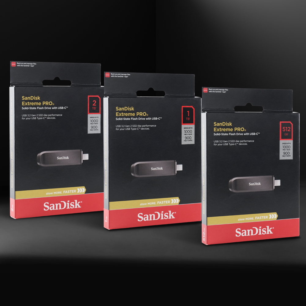 SanDisk Extreme PRO Flash Drive With USB Type C 1000MB s 2TB SDCZ890 SanDisk Extreme PRO Flash Drive With USB Type C 1000MB s 2TB SDCZ890