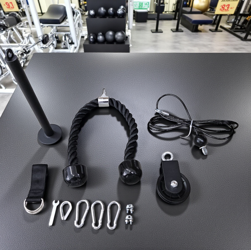 JBryant Katrol Fitness Gym Pulley Cable Machine Arm Bicep 2M - J3114 Gambar produk JBryant Katrol Fitness Gym Pulley Cable Machine Arm Bicep 2M - J3114