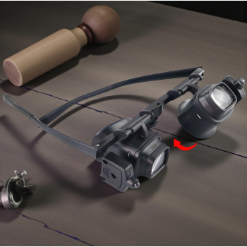 SunFire Kacamata Pembesar 22x Magnifier Glasses with LED Light - SF5 Gambar produk SunFire Kacamata Pembesar 22x Magnifier Glasses with LED Light - SF5