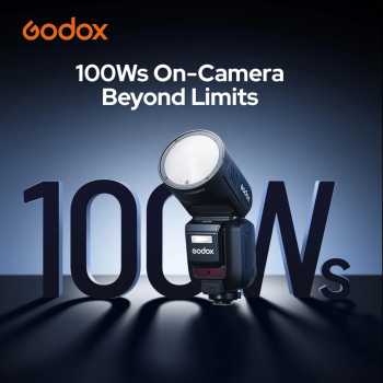 Gambar produk Godox Flash Camera Wireless Touchscreen Global Shutter 100Ws for Canon - V100C