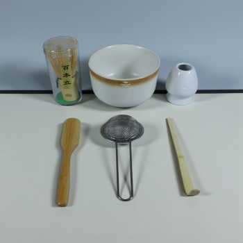 Gambar produk One Two Cups Matcha Set Kit Chawan Chasen Stand Chashaku Chakoshi - DB06