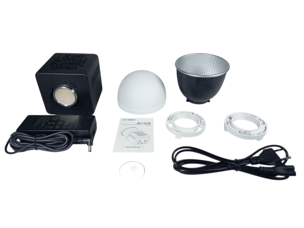 Gambar produk LIYADI Lampu Studio Fotografi COB LED RGBW 24 Mode TFT Display 100W - G100 PRO