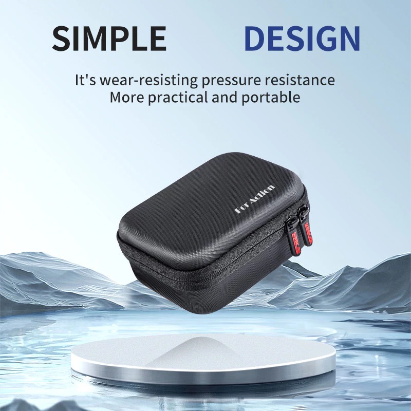 Gambar produk STARTRC Tas Kamera Aksi DJI 3/4/5 Pro Hard Shell Action Storage Bag - ST-345