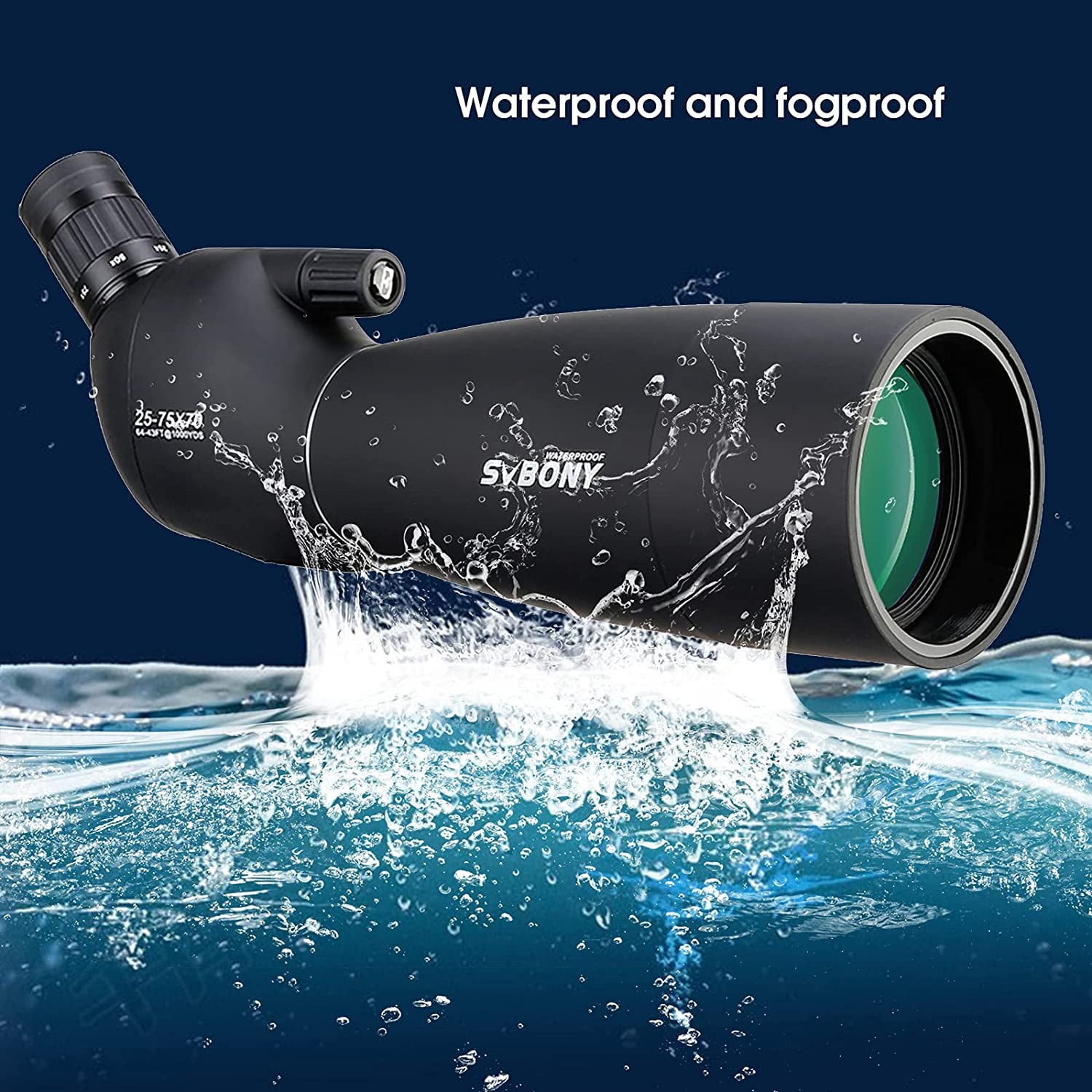 SVBONY Teleskop Spotting Scope 25-75X 70mm for Birding Photography - SV28 Gambar produk SVBONY Teleskop Spotting Scope 25-75X 70mm for Birding Photography - SV28