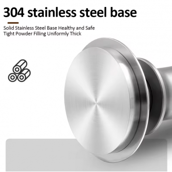 Gambar produk Jinsei Tamper Kopi Espresso Barista Threaded Base Stainless Steel 304 58mm - JN-24