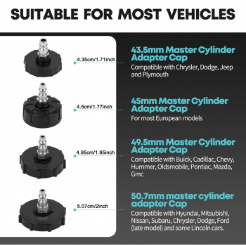 Gambar produk CHIGE Alat Pengganti Minyak Rem Mobil Vacuum Brake Fluid Pump 1 Set 3L - CH56