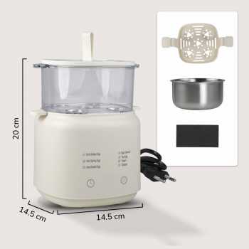 Gambar produk ONE MORE Alat Rebus Telur Elektrik 9 Slot Egg Steamer 220V - LG-803