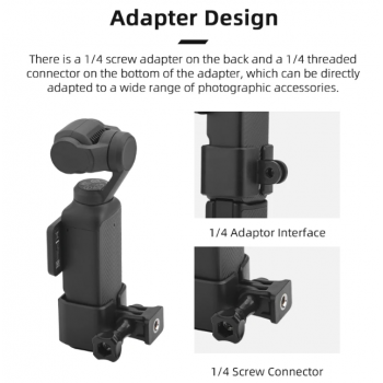 Gambar produk BRDRC Frame Adapter Expansion Mount Holder Tripod DJI OSMO Pocket 3 - BR1