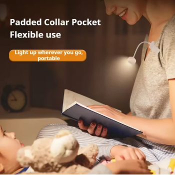 Gambar produk Heinast Lampu Baca Jepit Mini Clip Book Lamp LED Rechargeable 300 mAh - HE86