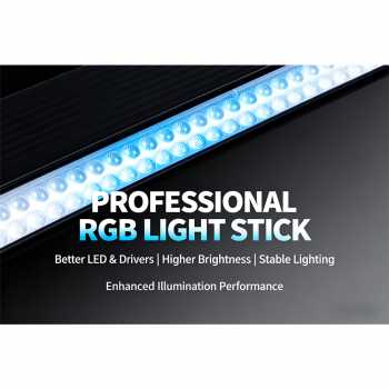 Gambar produk LIYADI Lampu Studio Tube Light Stick RGBW 24 Mode OLED 5200mAh 24W - C2