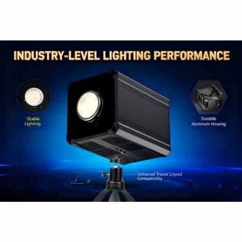 Gambar produk LIYADI Lampu Studio Fotografi COB LED RGBW 24 Mode 10000mAh 100W - ND100